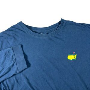 Masters Graphic Shirt Mens XL Long Sleeve Augusta National Golf Club 2020 Blue